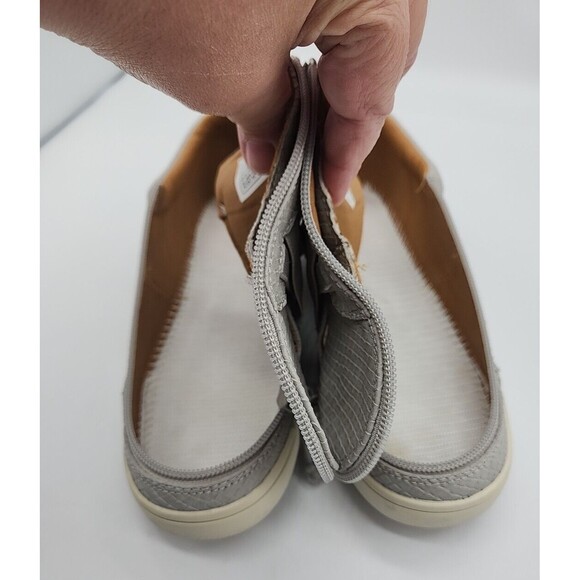 Billy Gore Low Top Zip-On Sneakers Adaptive Gray Grey Womens 7M Missing Insoles - Picture 9 of 11